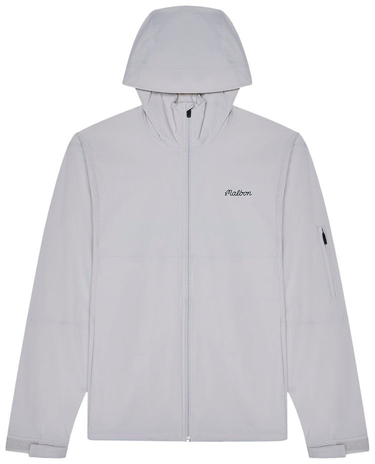 Malbon Performance Full Zip Shell Jacket Slate