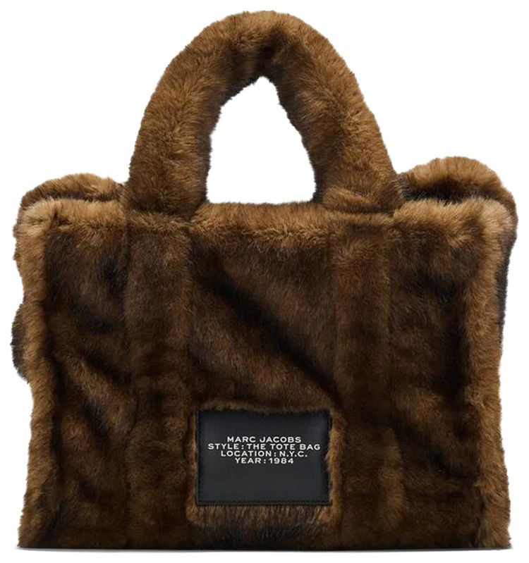 Marc Jacobs The Medium Teddy Bear Tote Bag Ebony