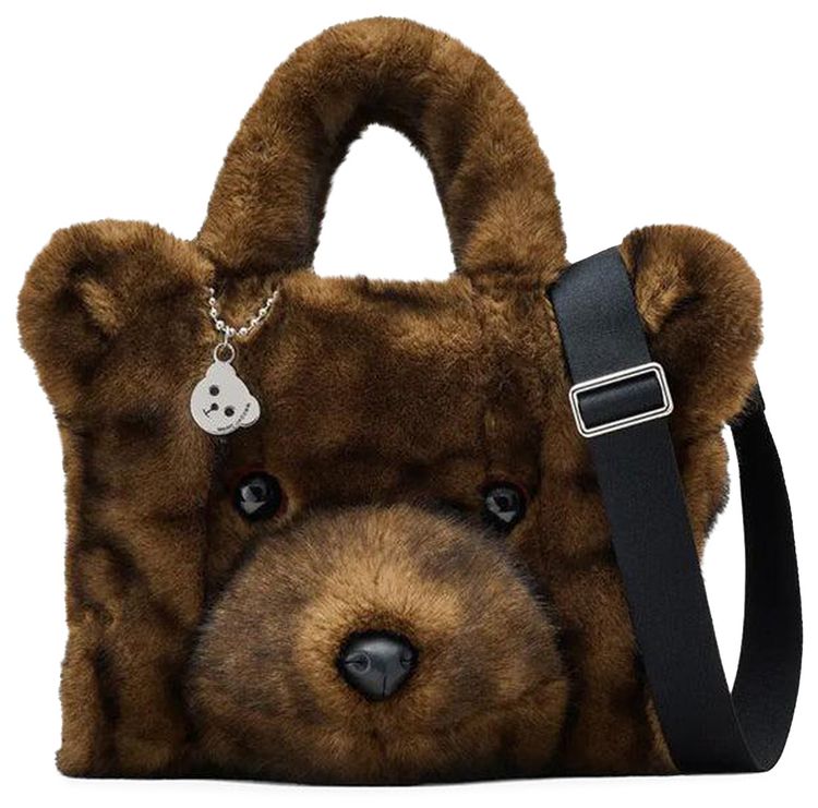 Marc Jacobs The Medium Teddy Bear Tote Bag Ebony