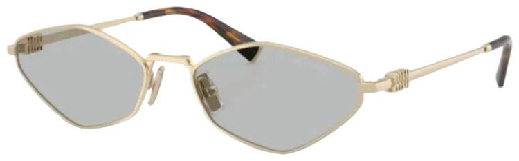 Miu Miu Logo Sunglasses Light Grey