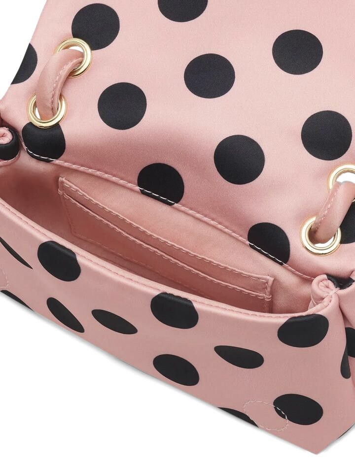 Marc Jacobs The Satin Dots Micro Dual Bag Peach Multicolor