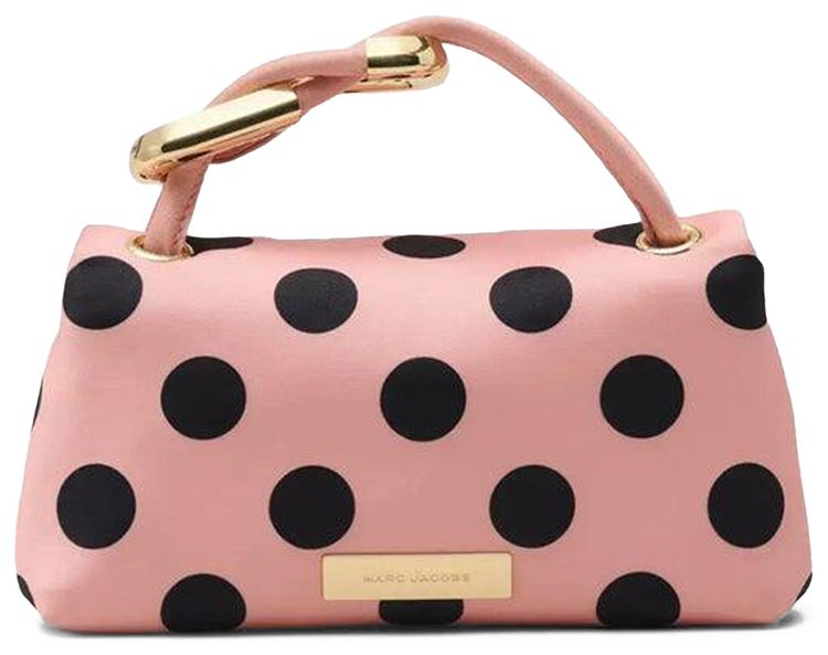 Marc Jacobs The Satin Dots Micro Dual Bag Peach Multicolor