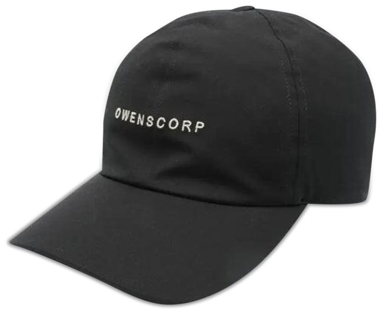 Rick Owens Baseball Cap BlackPearl