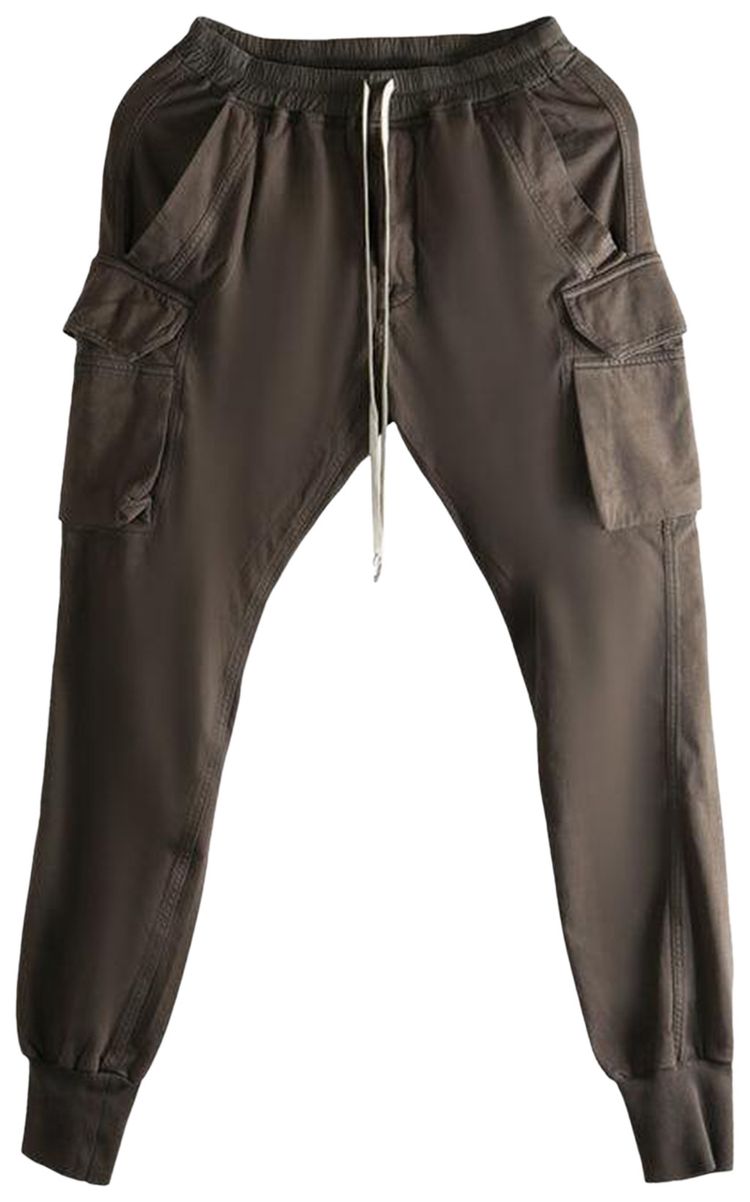Rick Owens Pantaloni Mastodon Cut Pants Dark Dust