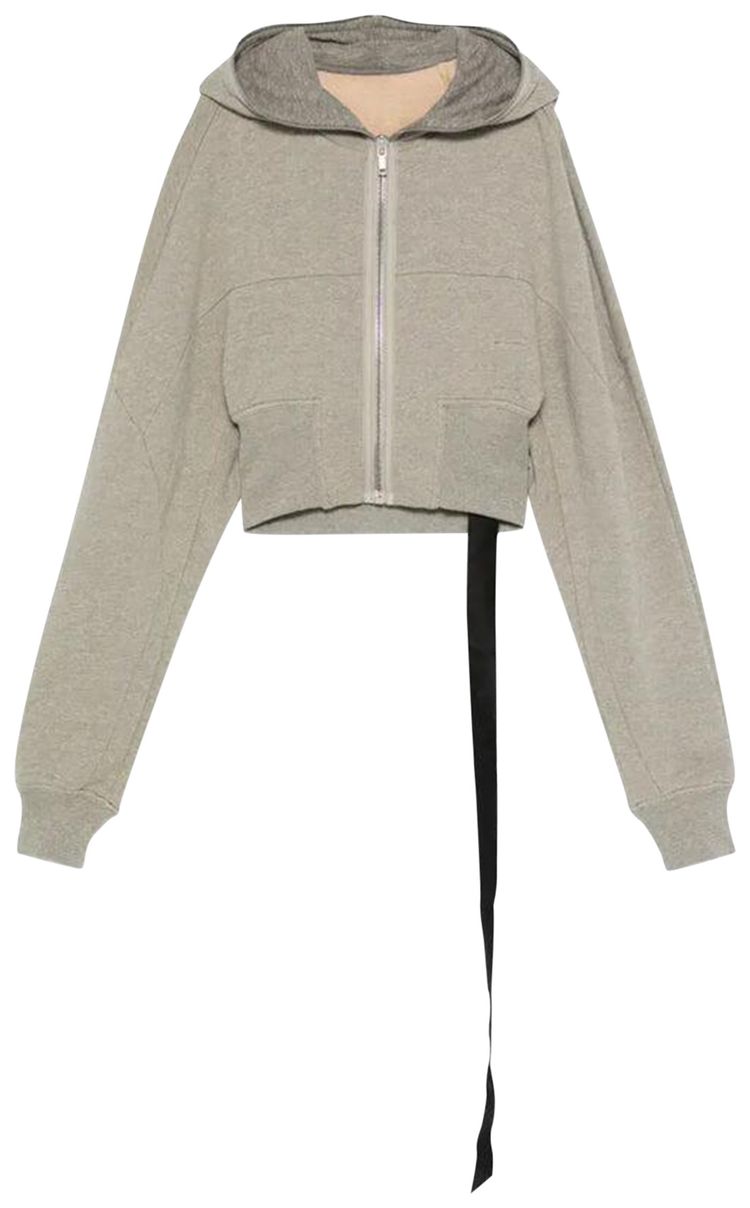 Rick Owens DRKSHDW Collage Gimp Hoodie Melange Grey