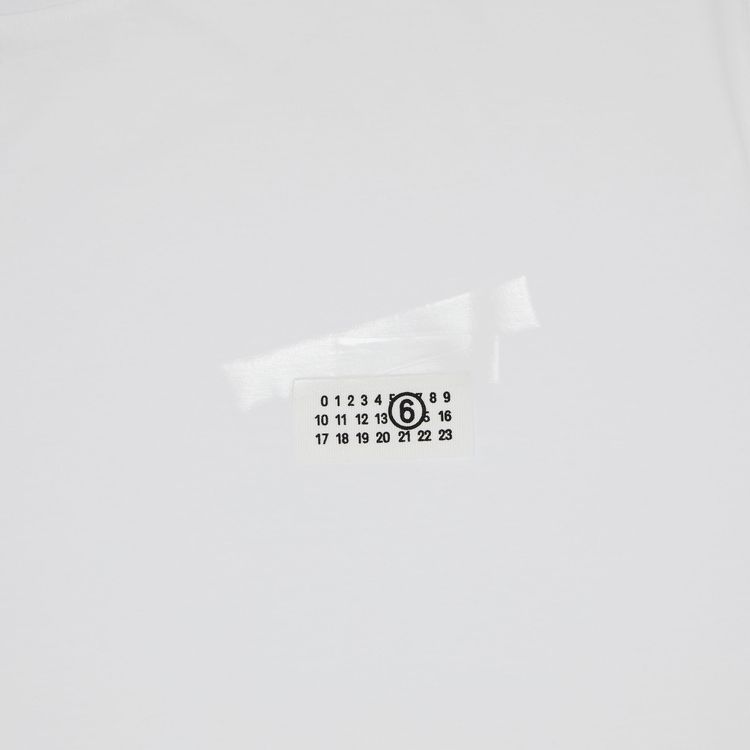 MM6 Maison Margiela Jersey T Shirt Optic White