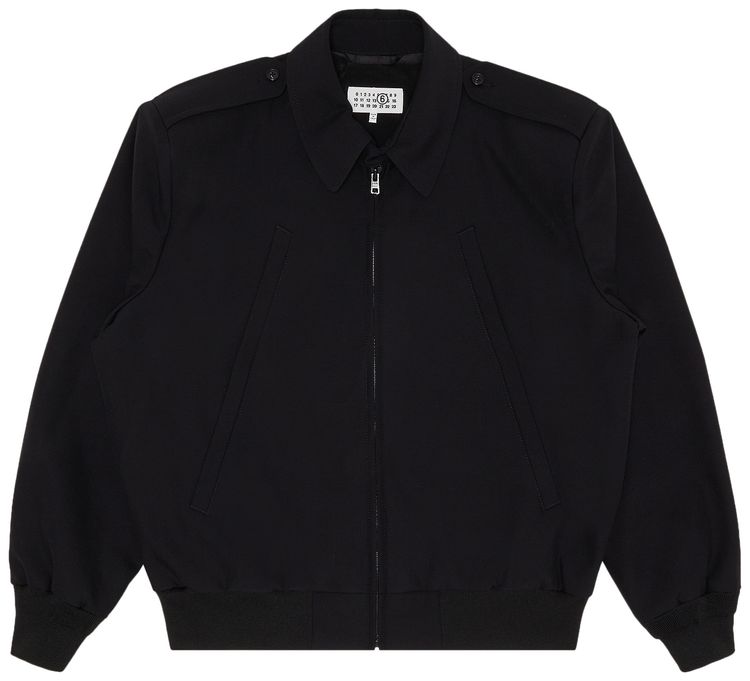 MM6 Maison Margiela Sports Jacket Black