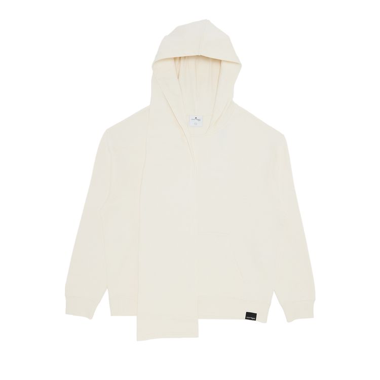 Courreges Scarf Embroidered Hoodie White
