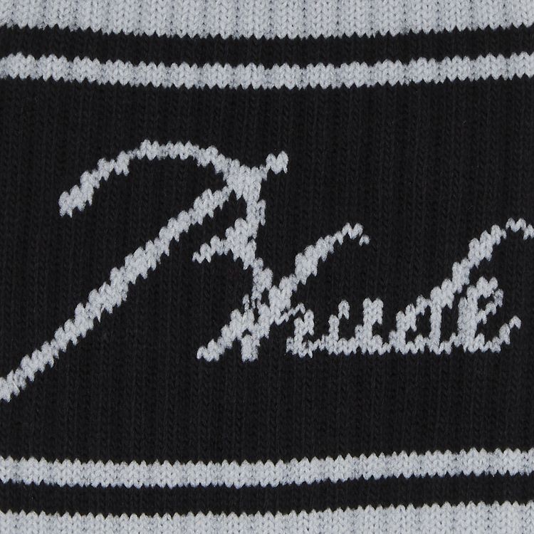 Rhude Script Logo Sock Black