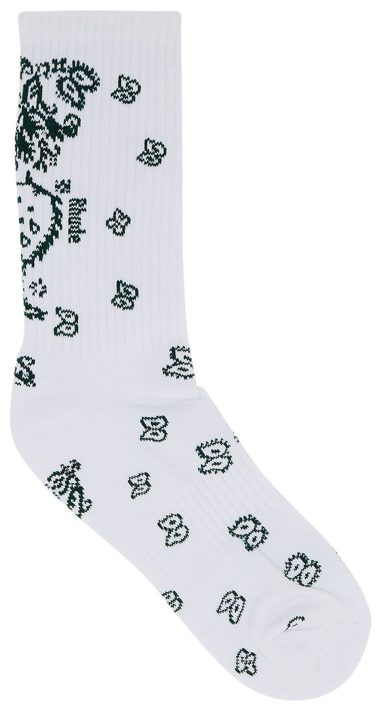 Rhude Bandana Sock White