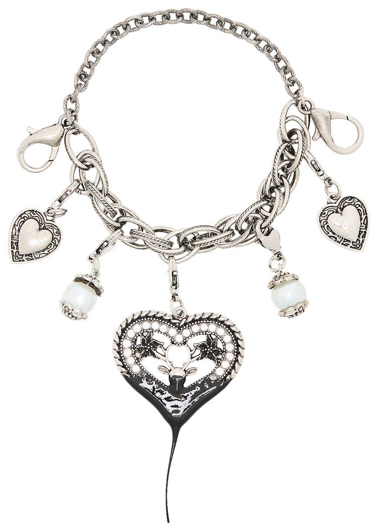 Ottolinger Dipped Jodel Charm Silver