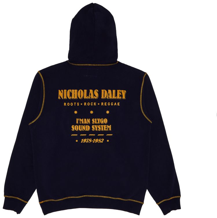 Nicholas Daley Roots Rock Reggae Klub Hoodie Blue