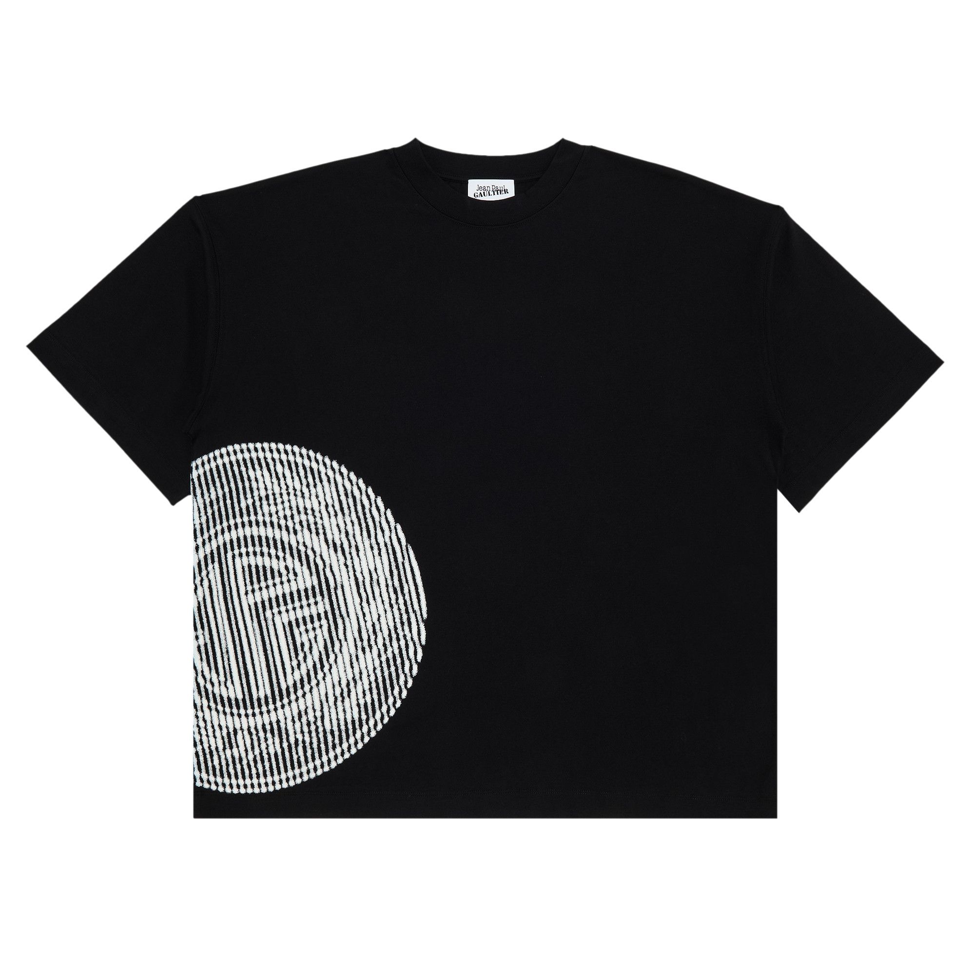 Buy Jean Paul Gaultier Laurier Stamp Printed Logo Jersey Oversized