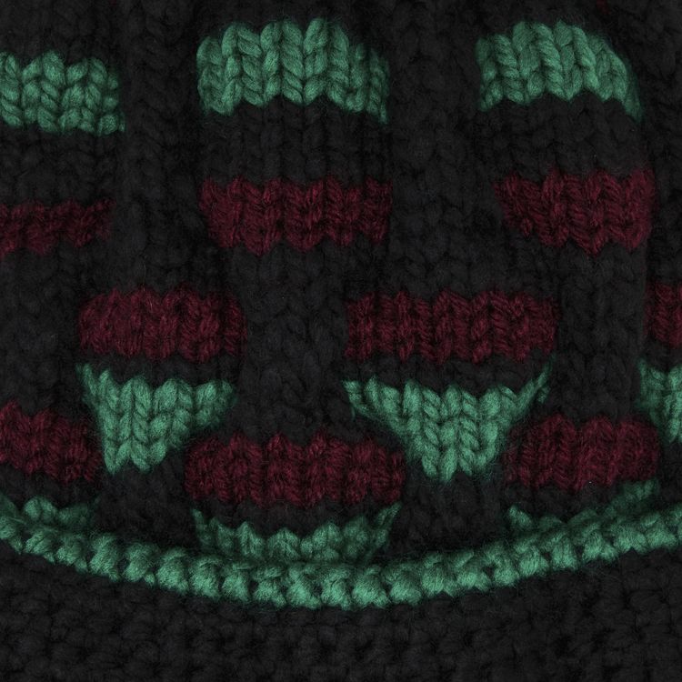 Nicholas Daley Hand Knitted Roots Hat Black