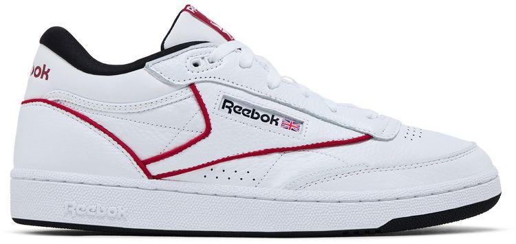Reebok Club C Mid 2 White Flash Red