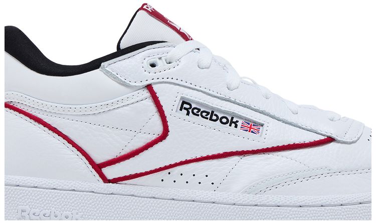 Reebok Club C Mid 2 White Flash Red