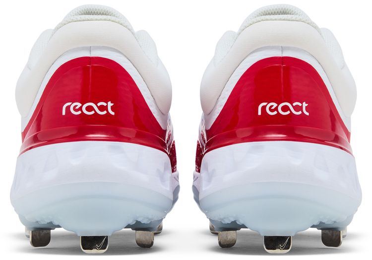 Nike Alpha Huarache Elite 4 Low White University Red