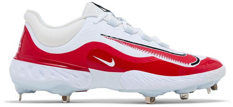 Nike Alpha Huarache Elite 4 Low White University Red