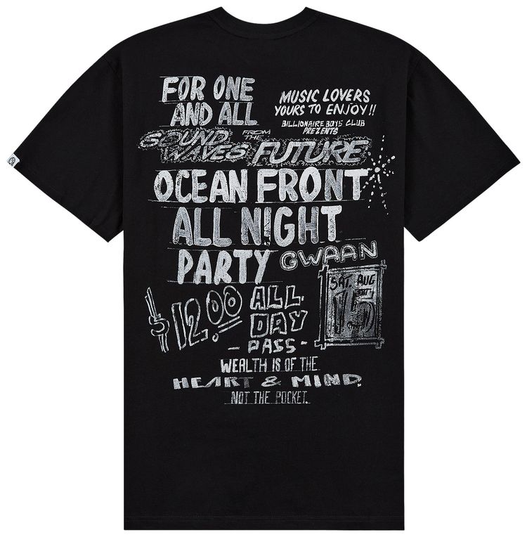 Billionaire Boys Club Partay Tee Black