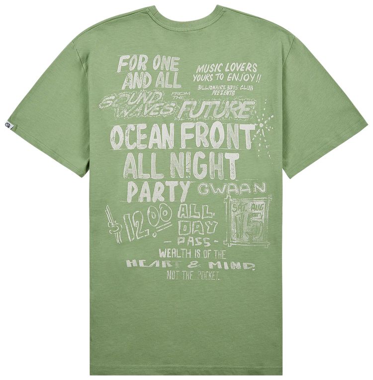 Billionaire Boys Club Partay Tee Forest Shade