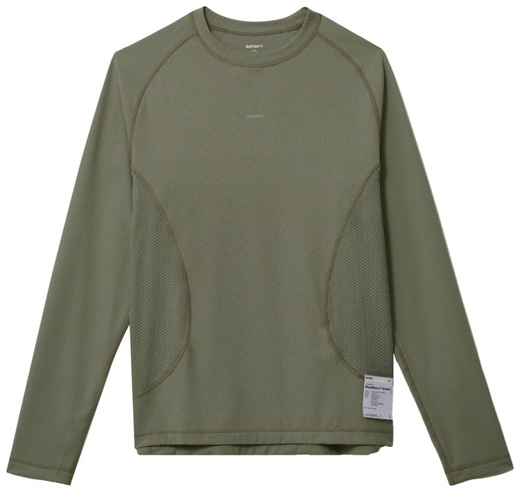 SATISFY GhostFleece Octa Long Sleeve Tee Vetiver