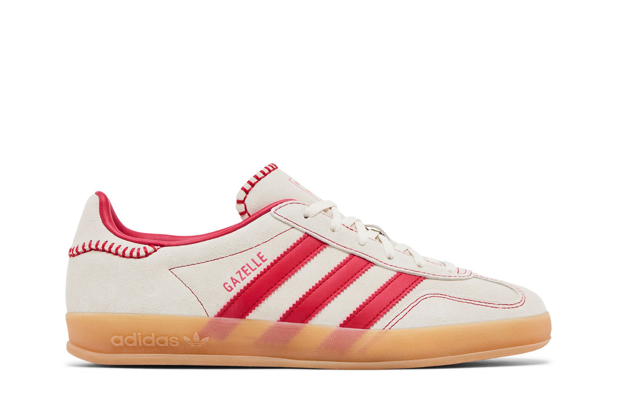 Buy adidas Wmns Gazelle Indoor 'Beige Scarlet Gum' - JS1402 | GOAT