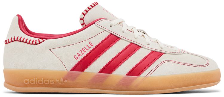 adidas Wmns Gazelle Indoor Beige Scarlet Gum