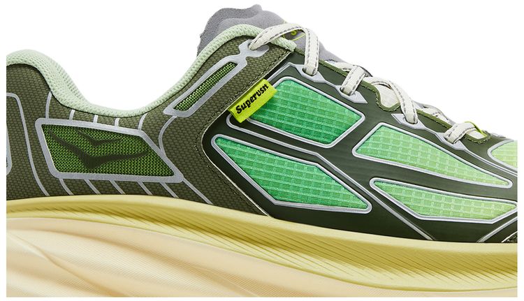 HOKA Supervsn x Clifton One9 Mantis Green