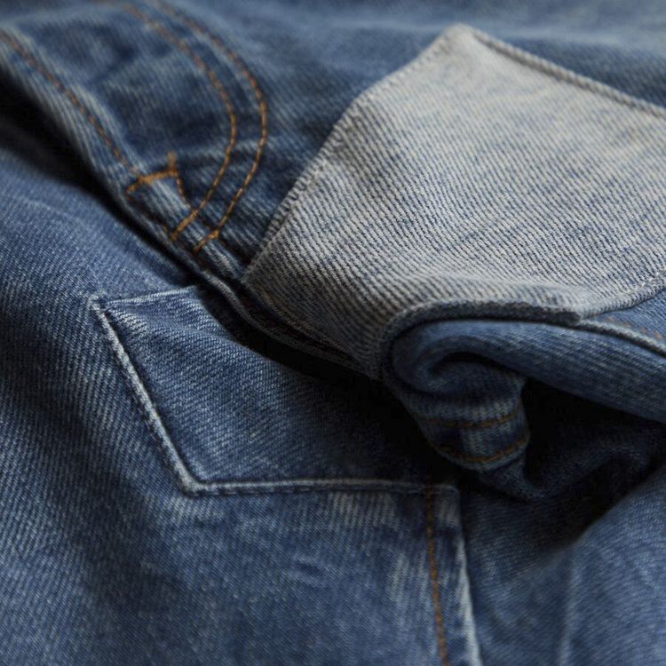 Maison Margiela Slim Repaired Jeans Medium Blue