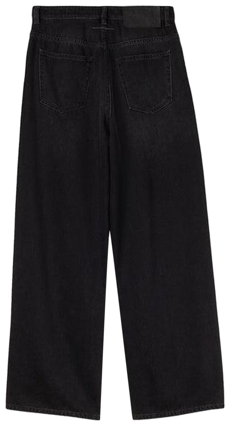 MM6 Maison Margiela Black Denim With Paint Black