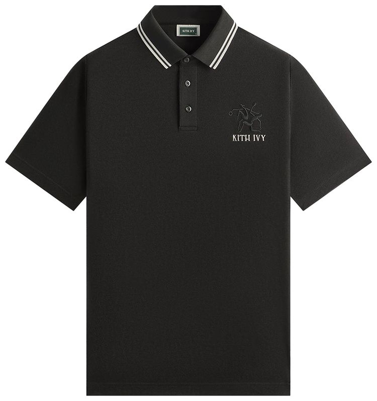 Kith Ivy Tipped Polo Black