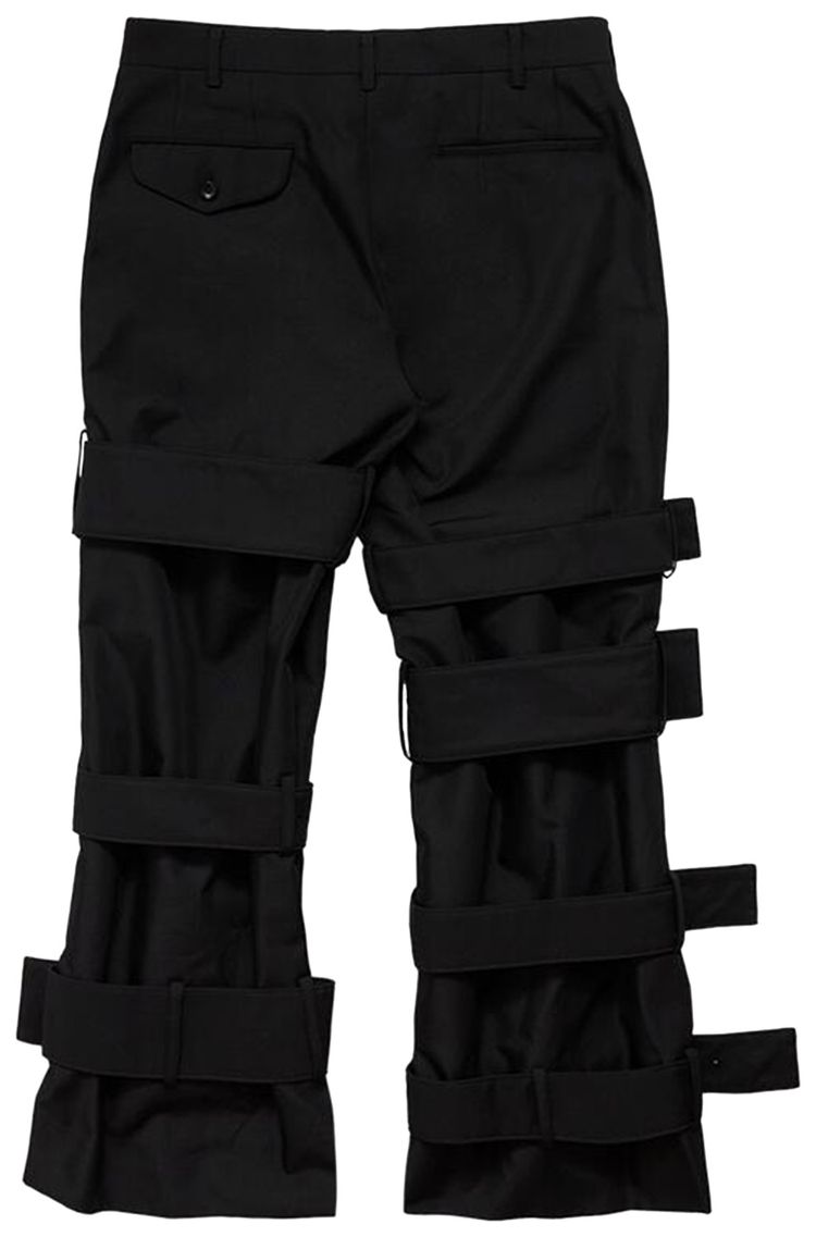 Comme des Garcons Homme Plus Plus Trousers With Buckles Black