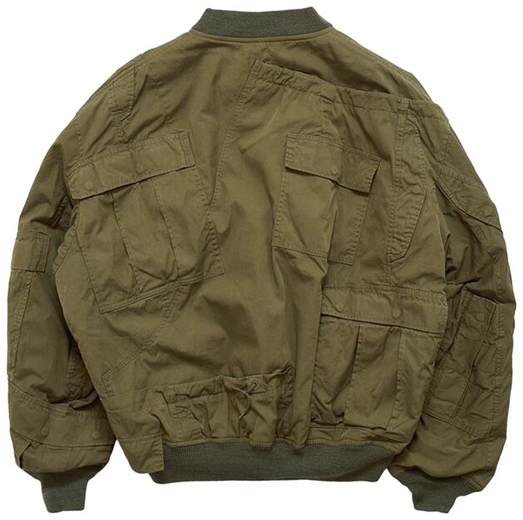 Junya Watanabe MAN x Needles Patchwork Bomber Khaki