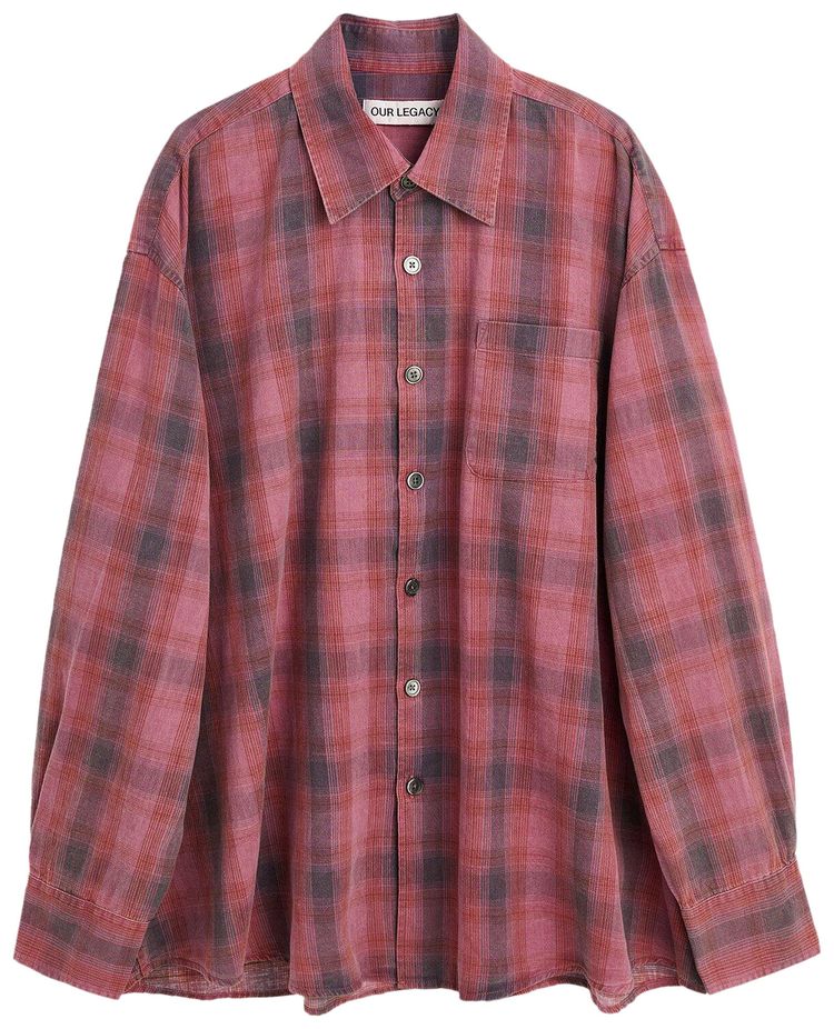 Our Legacy Borrowed Shirt Red
