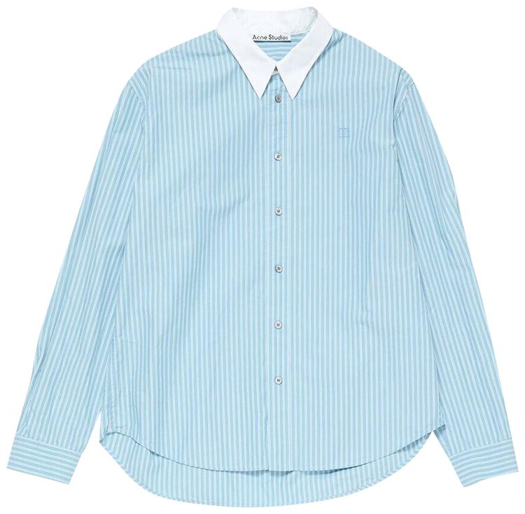 Acne Studios Long Sleeve Shirt Turquoise Blue