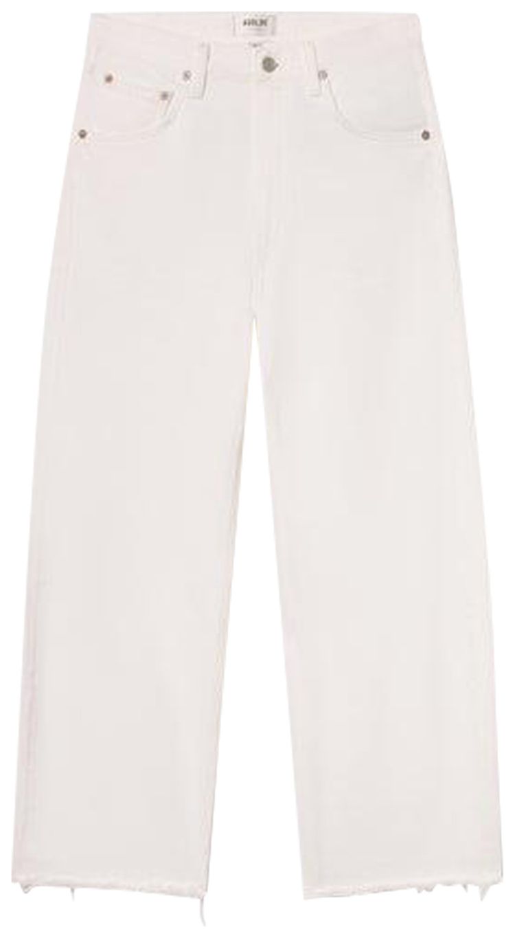 Agolde Low Curve Fray Denim Milkshake