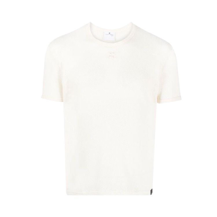 Courreges Mesh T Shirt Heritage White
