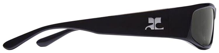 Courreges Tech Sunglasses Black