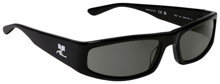 Courreges Tech Sunglasses Black