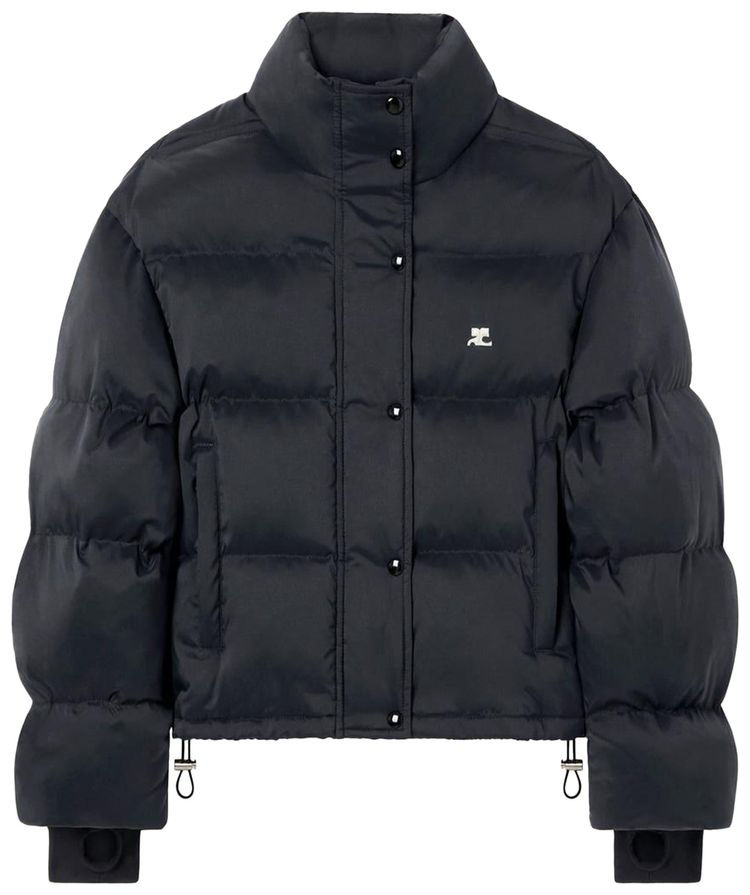 Courreges AC Nylon Puffer Black