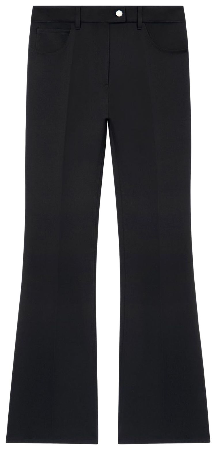Courreges Signature 70s Will Bootcut Pants Black