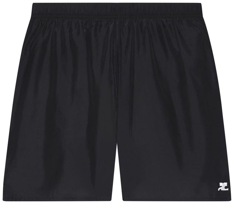 Courreges AC Nylon Swimsuit Black