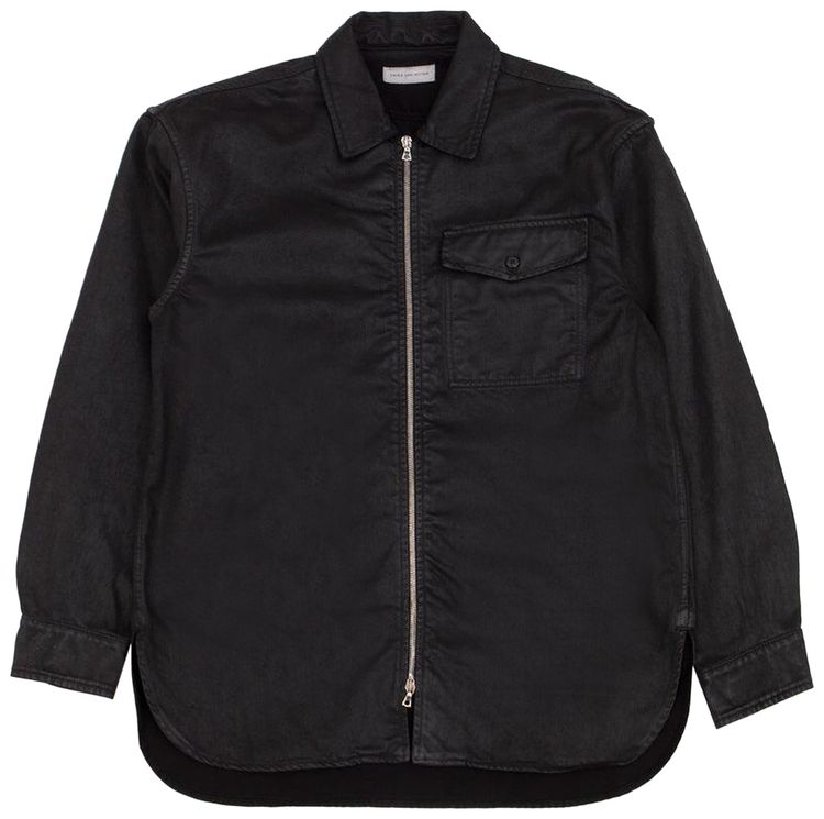 Dries Van Noten Croomson Denim Shirt Black