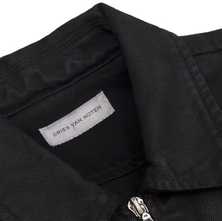 Dries Van Noten Croomson Denim Shirt Black