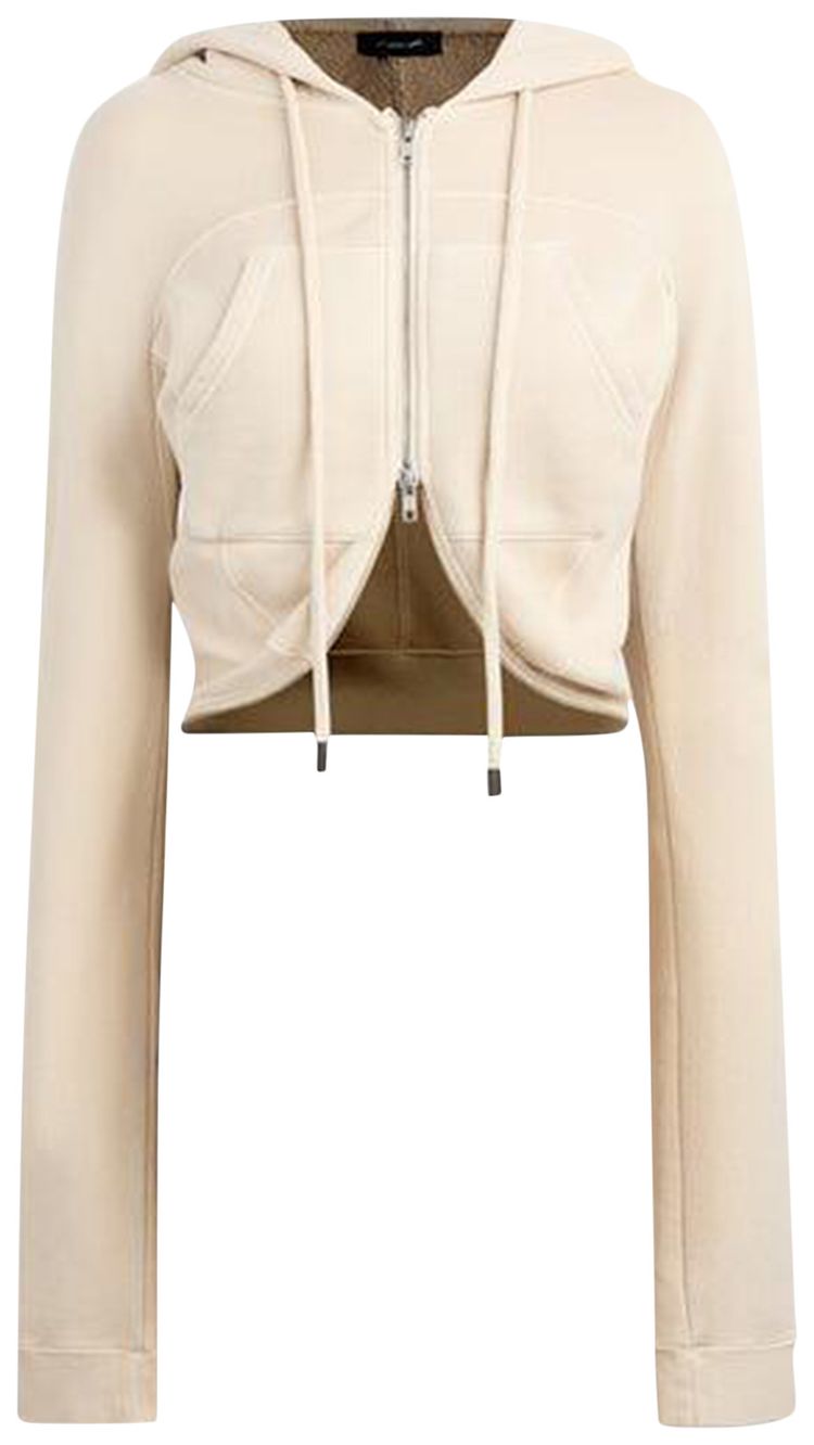 R13 Wrap Around Hoodie Natural