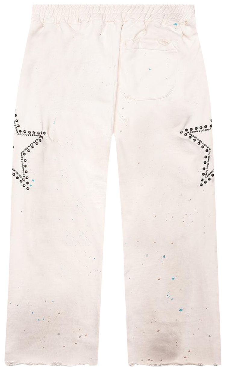 Satoshi Nakamoto Star Studded Sweatpant White
