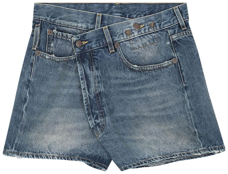 R13 Crossover Short Bain Blue
