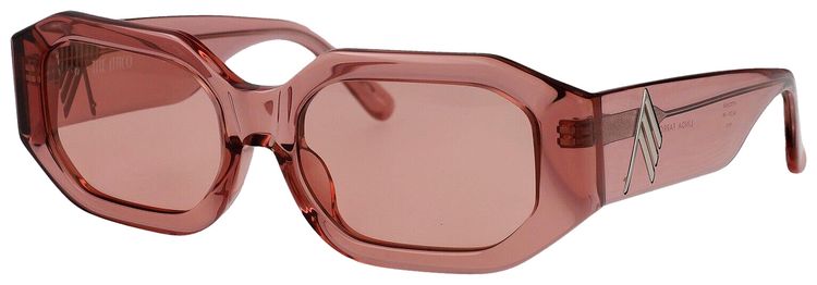 The Attico Blake Sunglasses PeachSilver