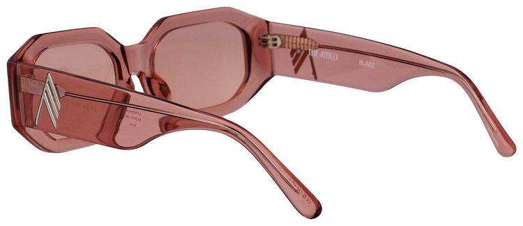 The Attico Blake Sunglasses PeachSilver