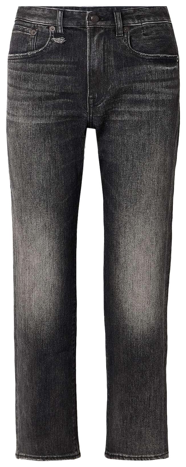 R13 Romeo Jean Kennet Black Stretch